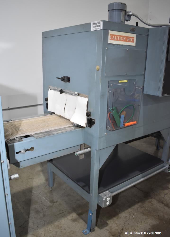 Shanklin HS1 Shrink Wrapper with Extended Infeed and Shanklin T72 Shrink Tunnel